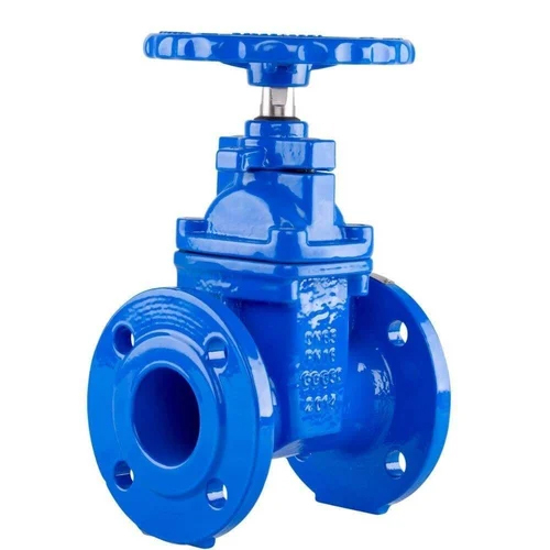 Cast Iron Sluice Valve - Color: Blue