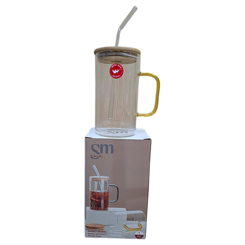 1 Pc Mug With Straw