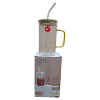 1 Pc Mug With Straw - Color: Different Available