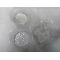 Single Pcs Muffin Tray - Pvc Material, Standard Size | Transparent Design And Easy Cleaning