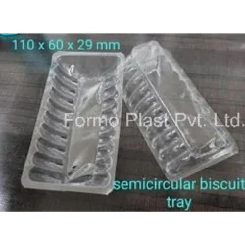 Semi Circular Tray - Color: Transparent