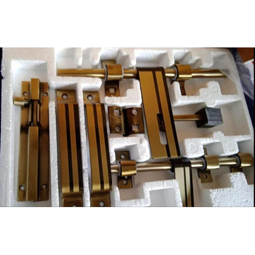 Steller Ss Gold Door Kit - Stainless Steel, 10 Inch Length, Golden Color | Polished Finish, Corrosion Resistant, Easy Installation