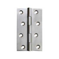 Ss Welded Hinges - Stainless Steel, 4 Inch Size, Silver Color | Corrosion Resistant, Polished Finish For Smooth Door Operation