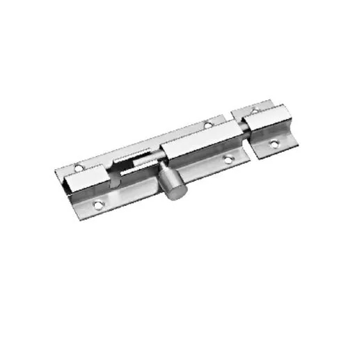 Single Piece Door Tower Bolt - Color: Silver