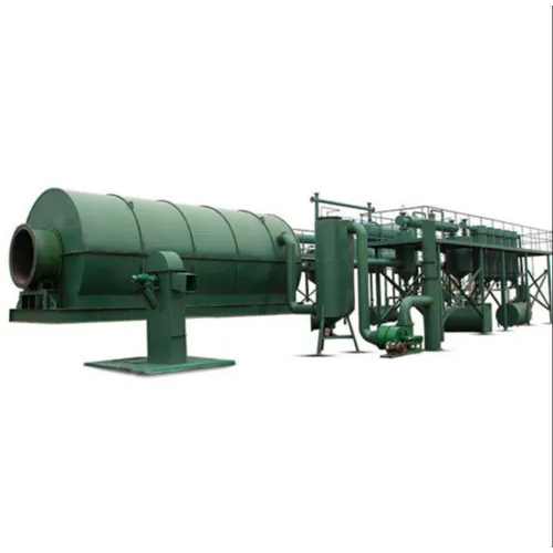 12 Ton Waste Tyre Pyrolysis Machine - Material: Mild Steel