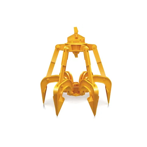 Mild Steel Orange Peel Grab - Color: Yellow