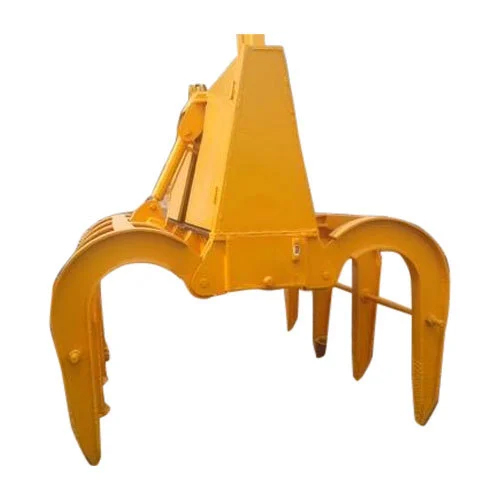 5 Ton Hydraulic Clamshell Grab - Color: Yellow