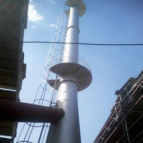 Ms Industrial Chimney - Exhaust Capacity: 1300 Cubic Meter Per Hour (M3/H)