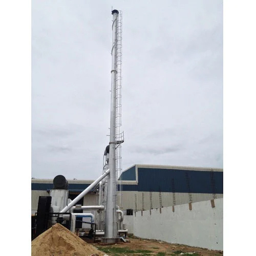Ss Boiler Chimney - Exhaust Capacity: 7800 Cubic Meter Per Hour (M3/H)