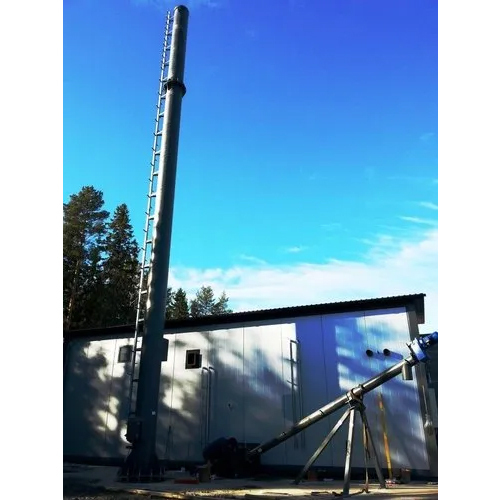 Self Supported Chimney - Exhaust Capacity: 10500 Cubic Meter Per Hour (M3/H)