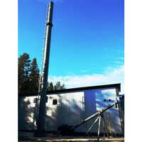 Self Supported Chimney - Exhaust Capacity: 10500 Cubic Meter Per Hour (m3/h)
