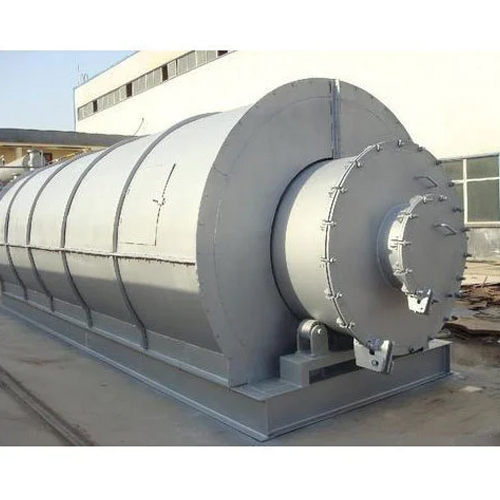 5 Ton Plastic Pyrolysis Plant - Mild Steel 25 Horsepower 415 Volt | Automatic Operation Frequency Speed Control Eco-Friendly Fuel Production