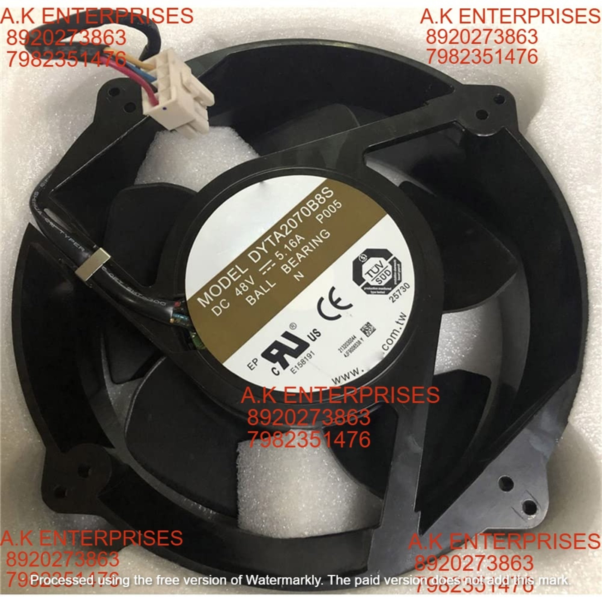 DYTA2070B8S P005 48V 5.16A 4Wire Server Fan