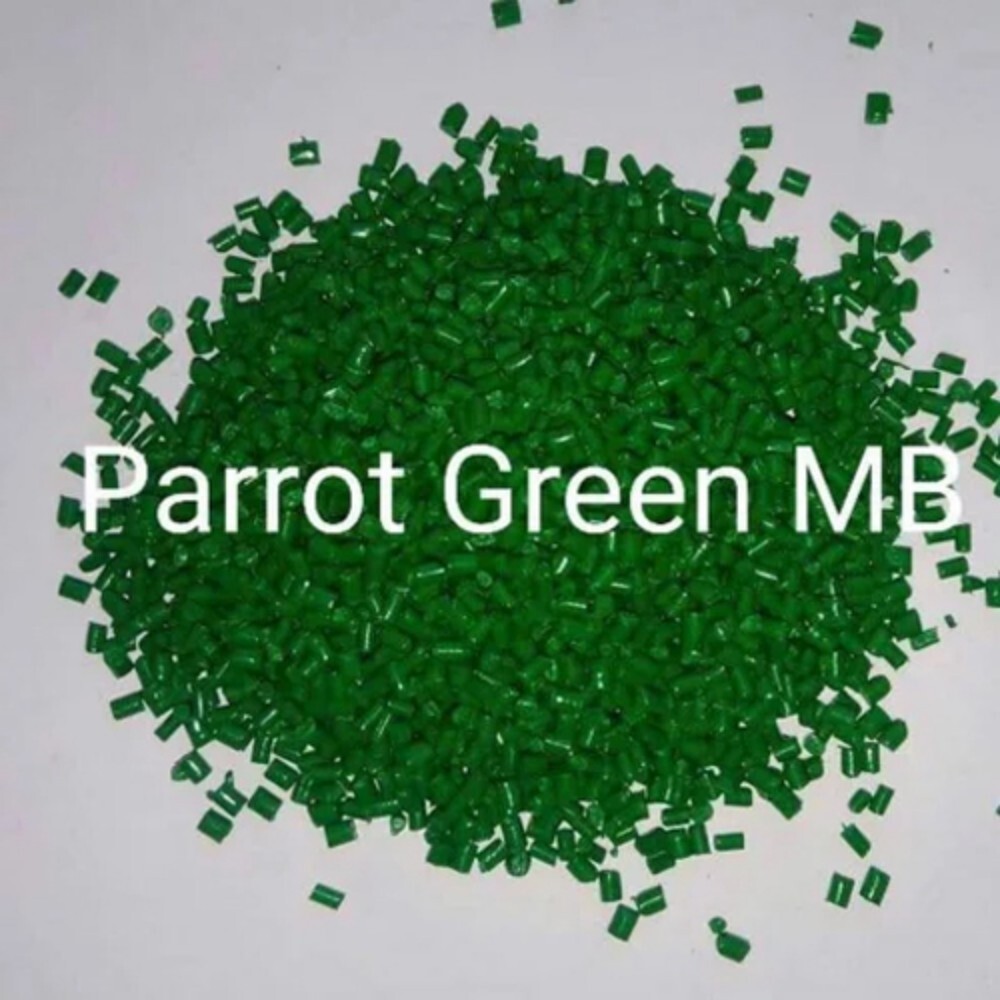 Parrotgreen Masterbatch - Particle Size: Small