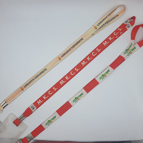 Polyester Printed Id Card Lanyard - Color: Different Available