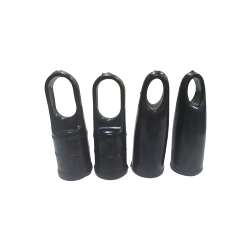 1Inch Silver Black Mop And Wiper Pipe Cap - Material: Plastic