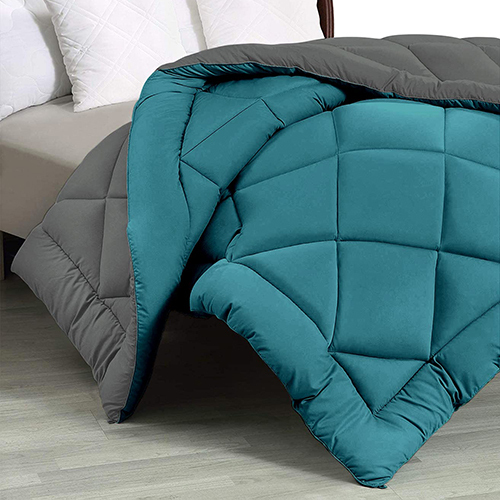 Solid Double Comforter For Heavy Winter - Material: 100% Cotton