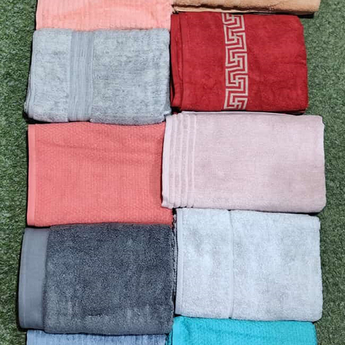 Plain Bath Towel Set