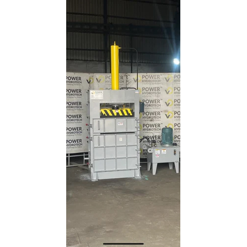 Box Baler Machine - Color: Grey And Yellow