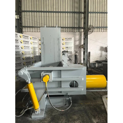 Hydraulic Scrap Baling Press - Color: Grey And Yellow