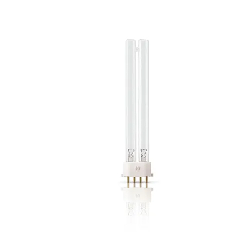 Tuv Pl-S Tube Light - Durable Glass, 9 Watts Power, White Color | Standard Design, Round Shape, Ideal for Industrial Use