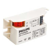 Ebs 114 230 Sh Philips Ballast - Metal, 14w, 220-240v | Instant Start, Led Lighting, Industrial Use, White Color