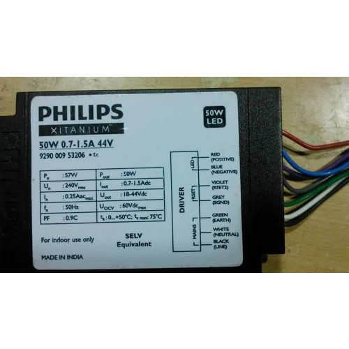 50 W Philips Xitanium Led Driver - Color: Black