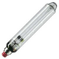 Philips 35 W Sox Low Pressure Sodium Lamp - Glass Material, Round Shape, Warm White Light At 1800 K | B22 Base Type, Ideal For Indoor And Outdoor Use