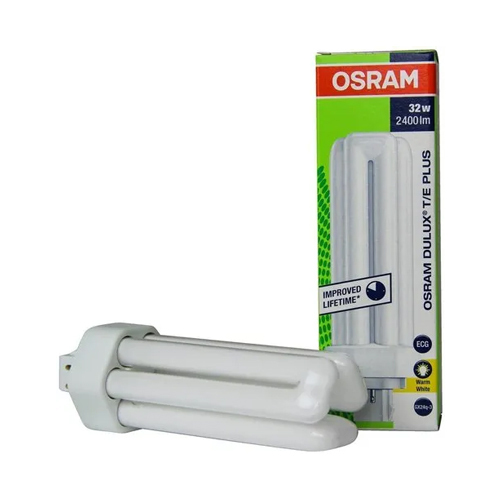 Osram Dulux T E Plus 32 W 830 4 Pin Bulb - Color: White