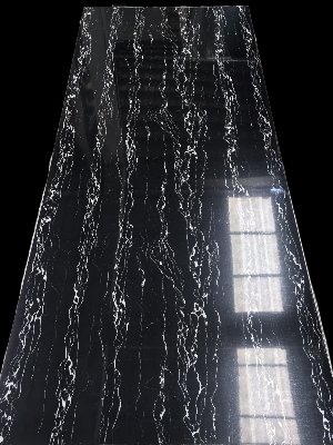 लंबे समय तक टिकाऊ UV PVC संगमरमर शीट