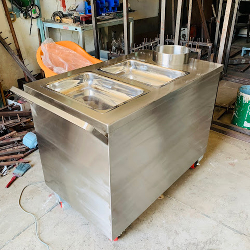 SS Tea And Snack Trolley