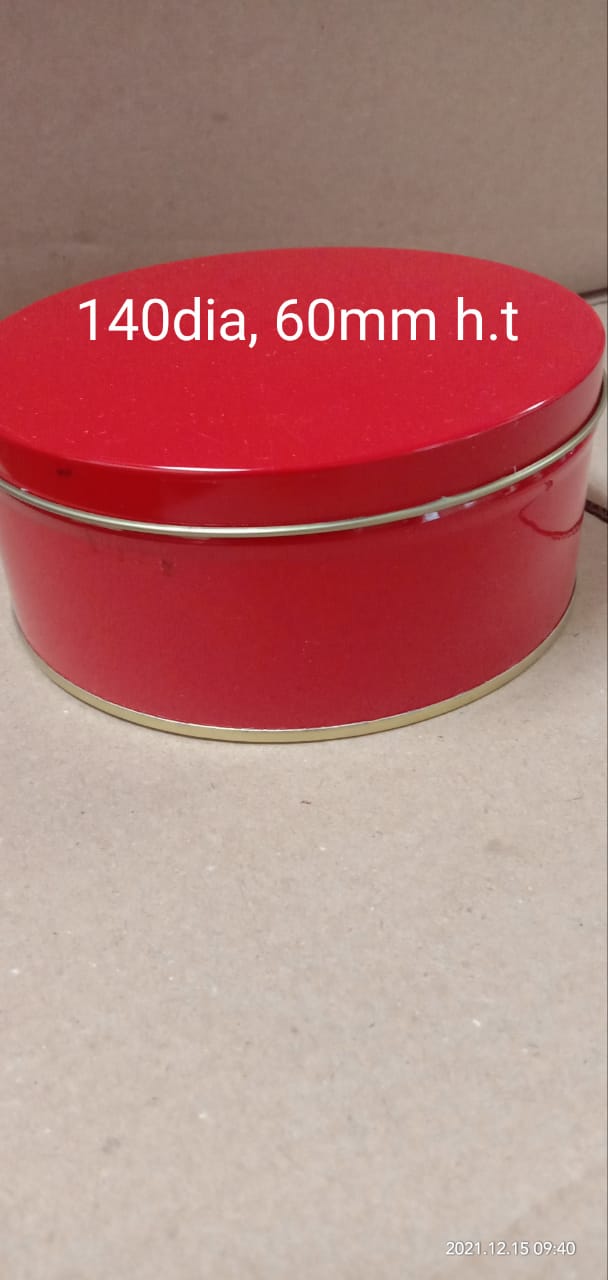 Dream cake Tin Container - plain and printed