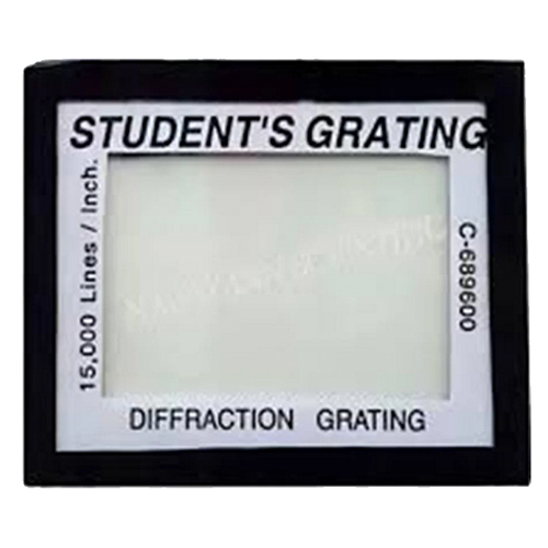 Student Grating-Diffraction Glass - Application: Lab