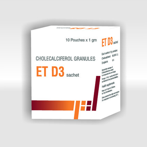 ET D3 Cholecalciferol Granules