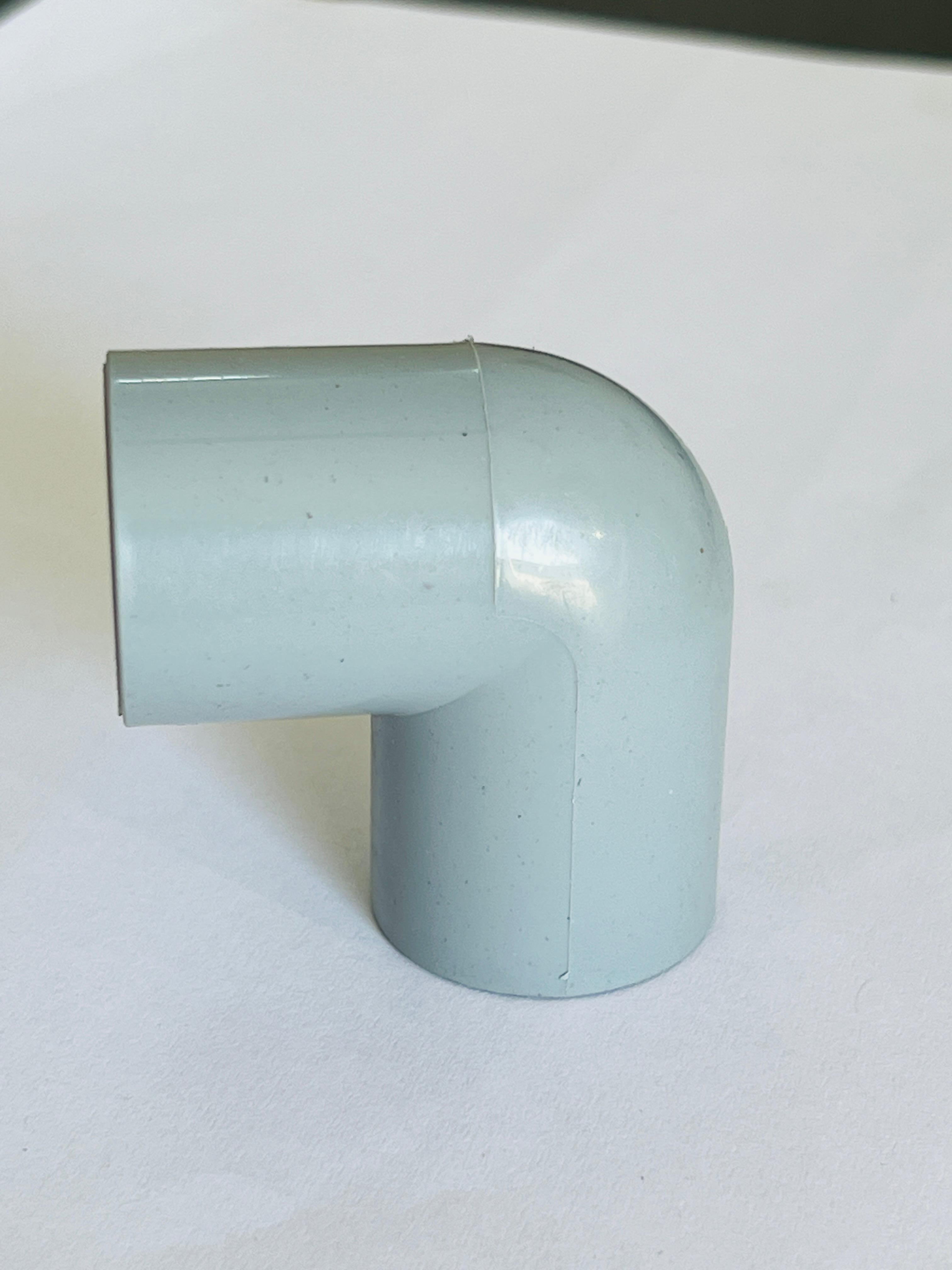 Electrical Elbow - Color: White / Gray