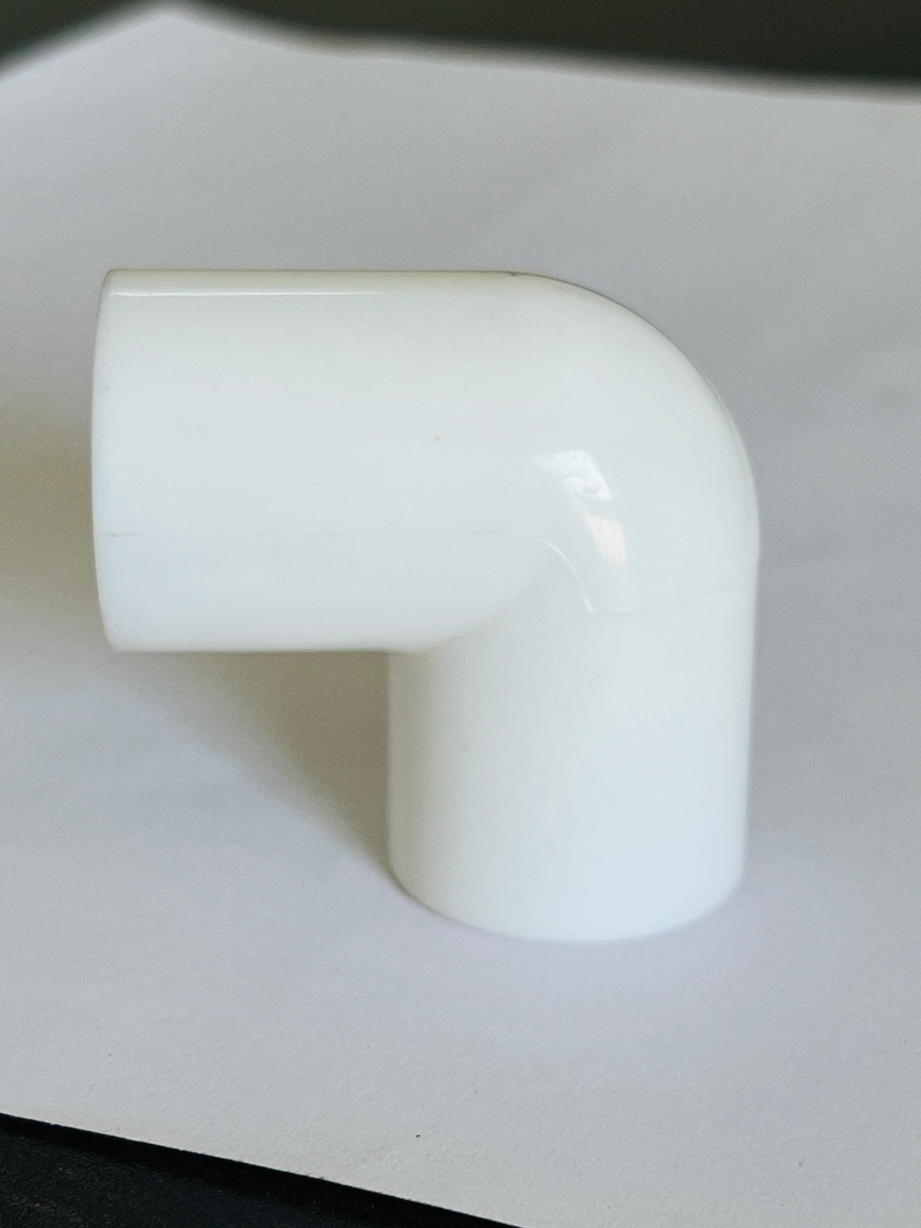 Electrical Elbow - Color: White / Gray