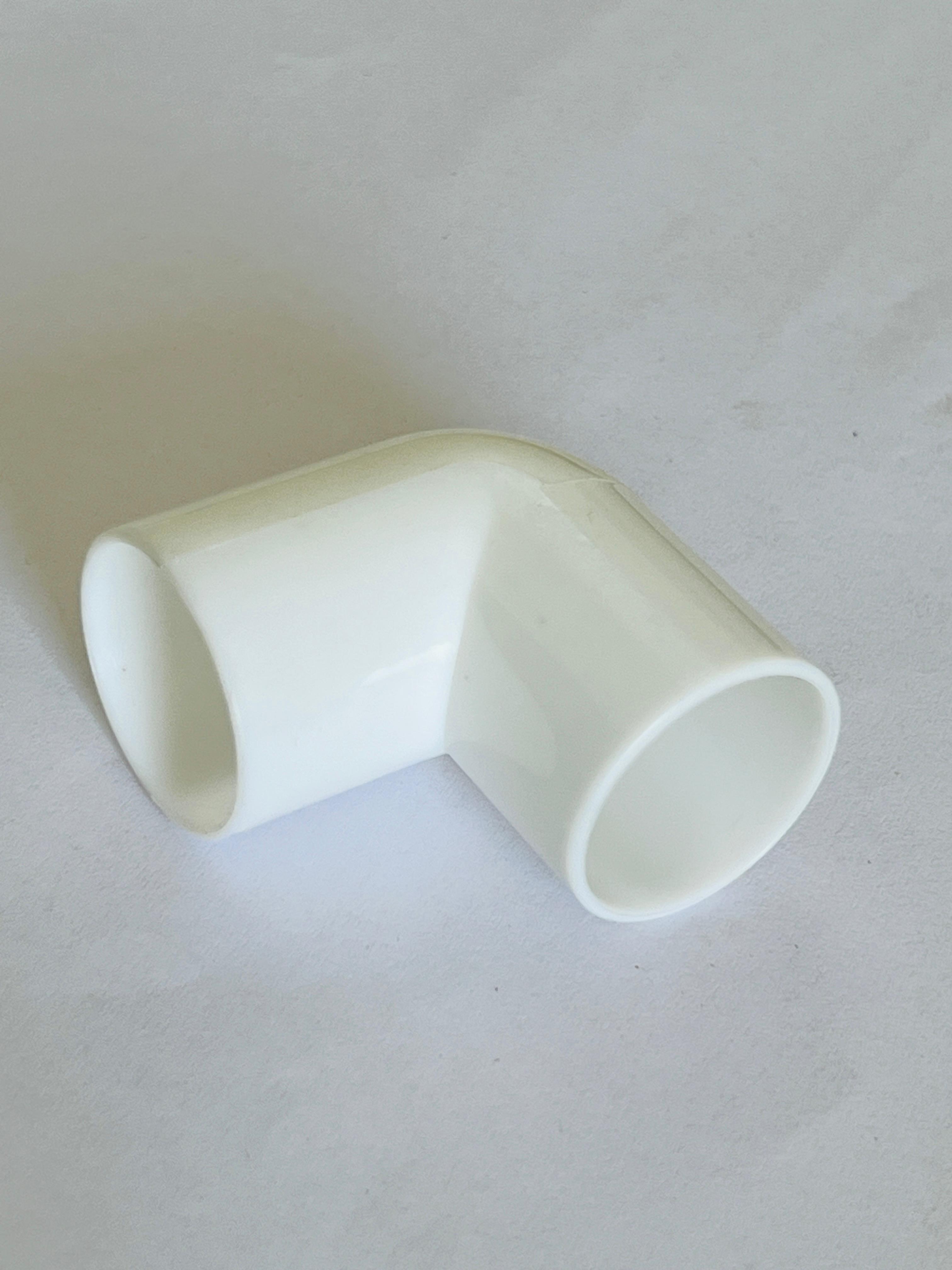 Electrical Elbow - Color: White / Gray