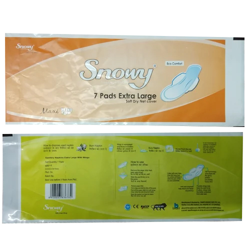 Sanitary Napkin Packaging Pouch - Color: Different Available