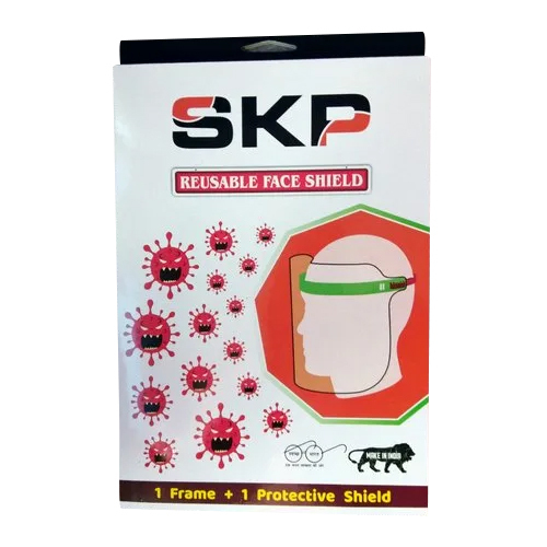 Face Shield Packaging Box - Finishing: Glossy Lamination