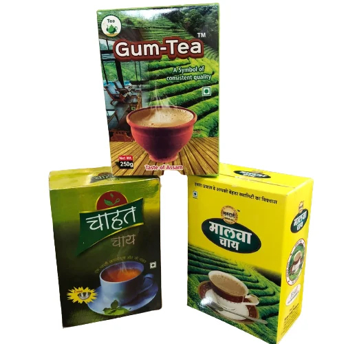 Tea Packaging Box - Finishing: Glossy Lamination