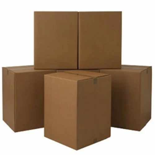 Plain Corrugated Packaging Box - Color: Different Available