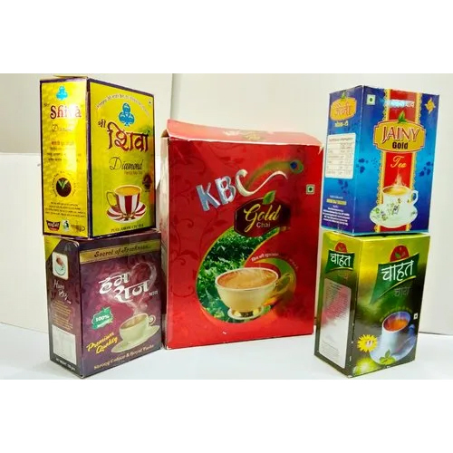 Duplex Tea Packaging Box - Finishing: Glossy Lamination