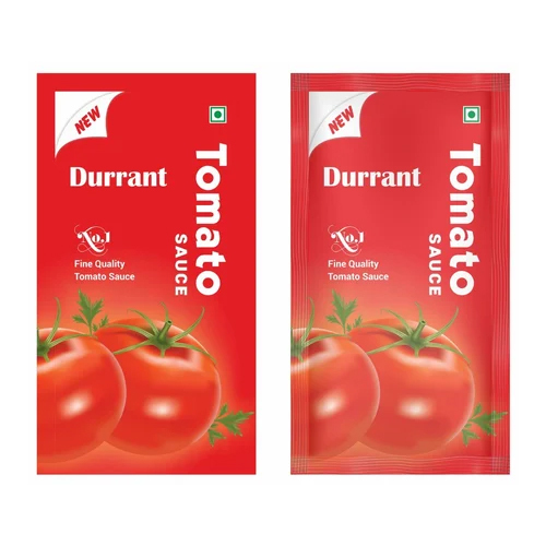 Tomato Ketchup Sachet Empty Pouch - Color: Different Available