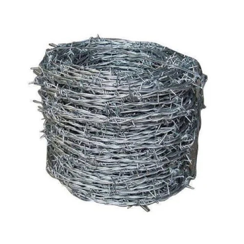 Galvanised Barbed Wire - Color: Silver