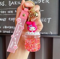 CherryBox Cartoon Liquid Keychain Pendant For Bag, Car Key Hanging Cute Charm (CB107-5)