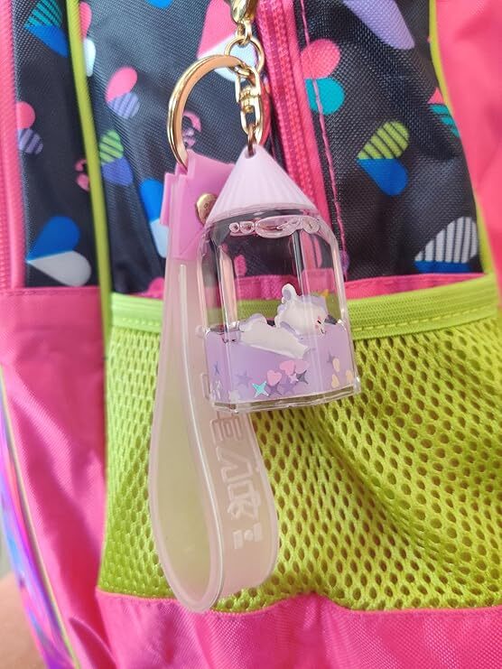 CherryBox Cartoon Liquid Keychain Pendant For Bag, Car Key Hanging Cute Charm (CB107-6)