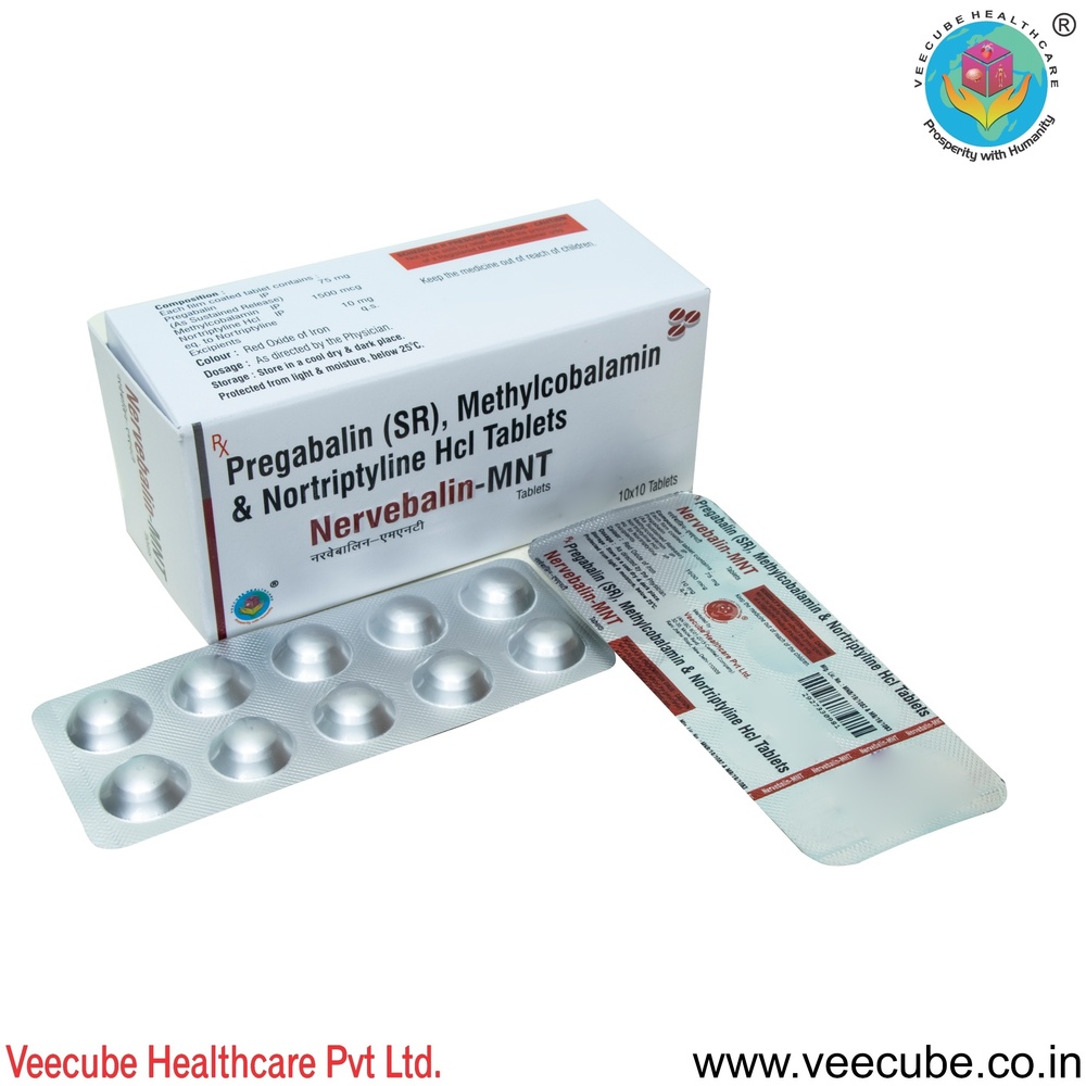 Pregabalin (SR )75 mg  Methylcobalamin 1500 mcg  Nortriptyline 10 mg