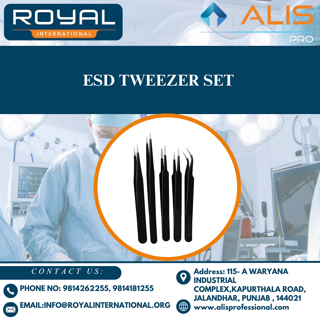 Esd Tweezer Set