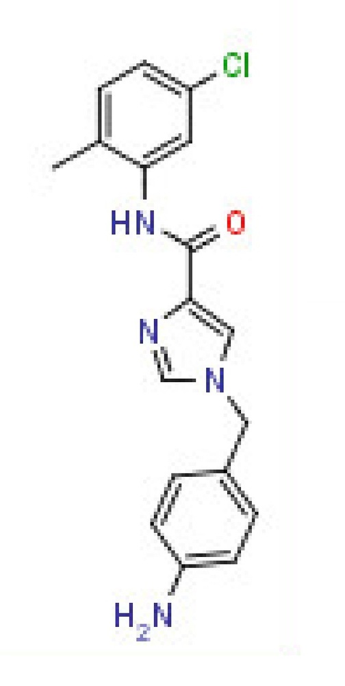 1-(4-Aminobenzyl)-n-(5-chloro-2-methylphenyl)- 1h-imidazole-4-carboxamide