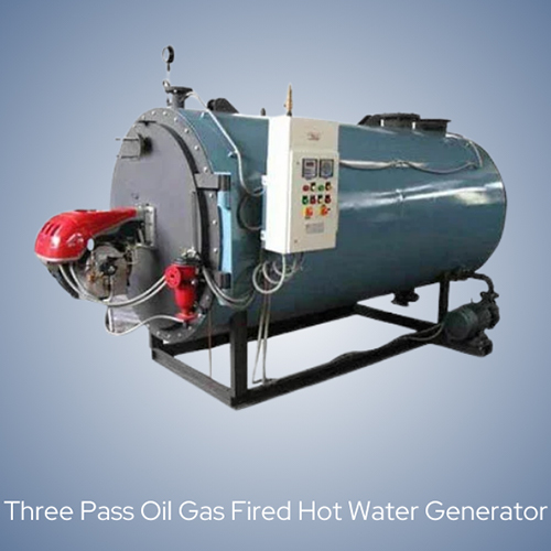 Three Pass Oil Gas Fired Hot Water Generator - Color: Grey